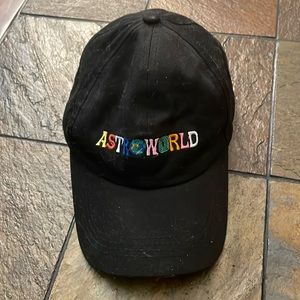 ASTROWORLD Snapback -Black with multi-color letters- adjustable- OS